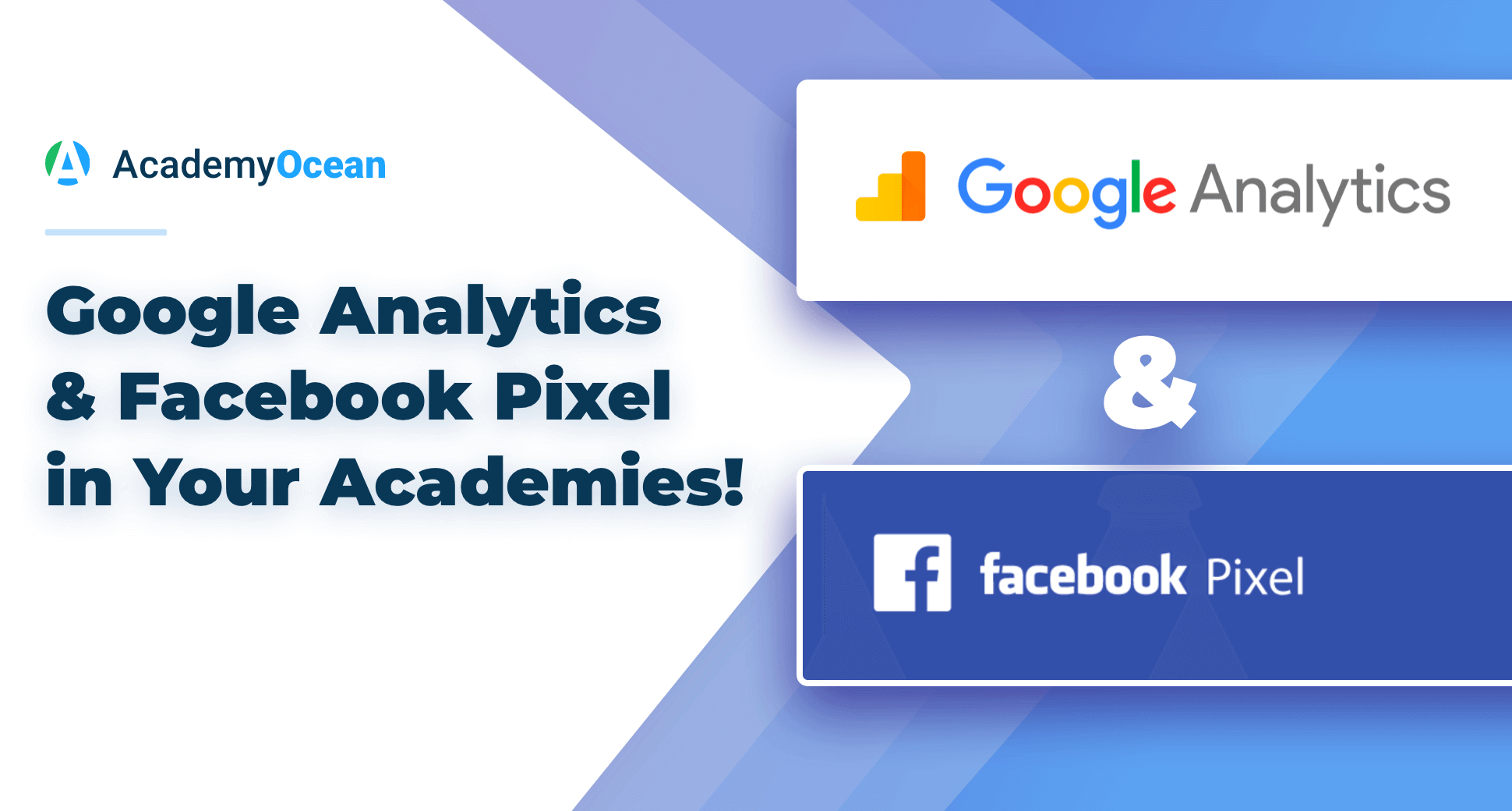 Facebook Pixel And Google Analytics logos