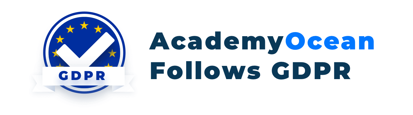 AcademyOcean follows GDPR