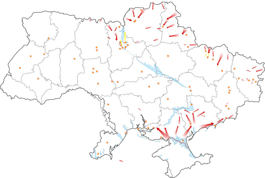 Ukrainian map