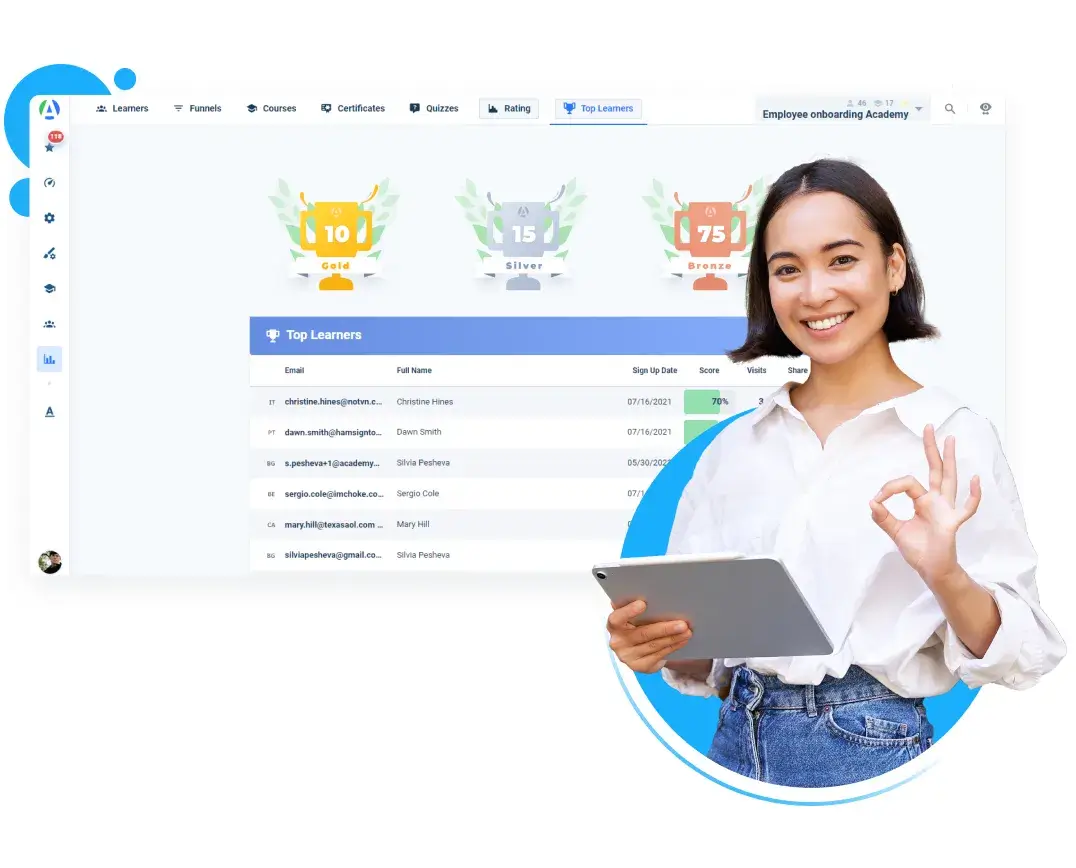 LMS Gamification features