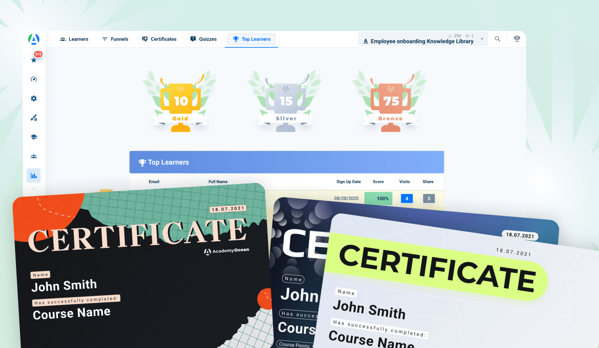 Gamification can significantly boost engagement. 89% of professionals say that great onboarding made them feel engaged at work, and such engagement makes people 18 times more committed to their employer.