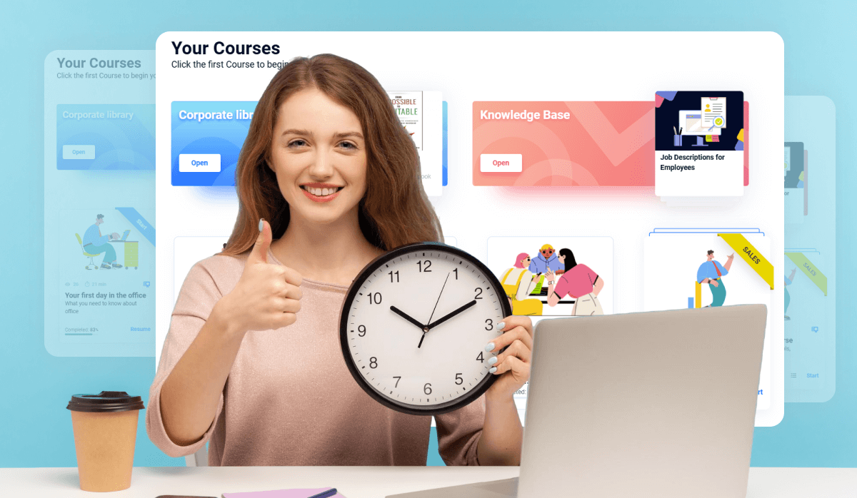 AcademyOcean reports that their clients saved 50% of their HR's working time by implementing an LMS solution AcademyOcean reports that their clients saved 50% of their HR's working time by implementing an LMS solution