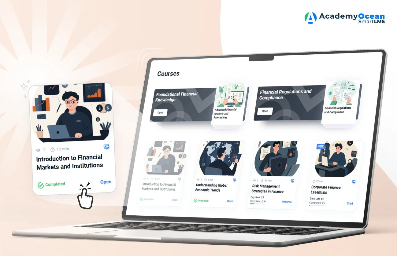 Set up your financial services training platform