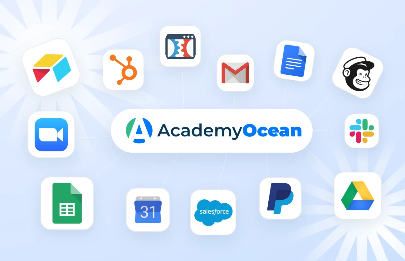 Seamlessly integrate AcademyOcean's HR LMS with your existing HR tools and software