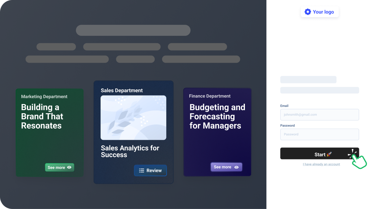 White Label LMS: Design and branding customization features