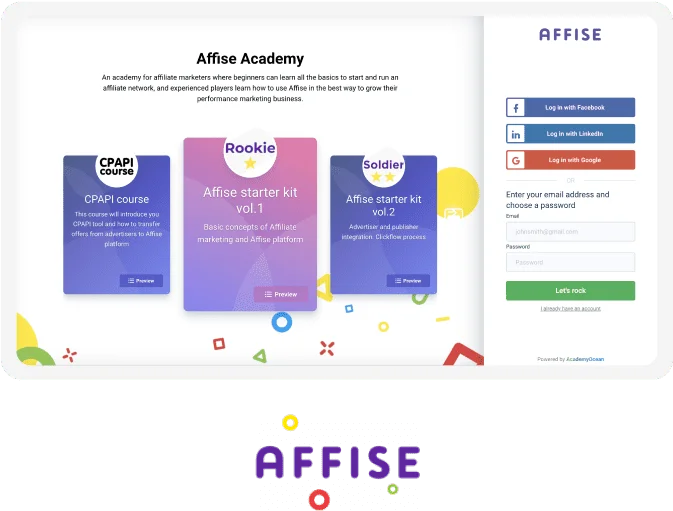 Affise Academy допомагає з онбордингом клієнтів SaaS партнерської програми