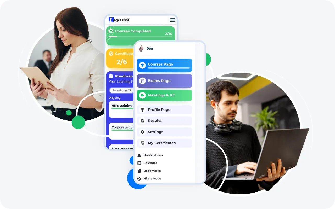 Mobile learning LMS