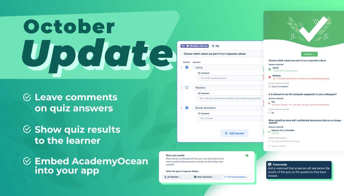 AcademyOcean October Update