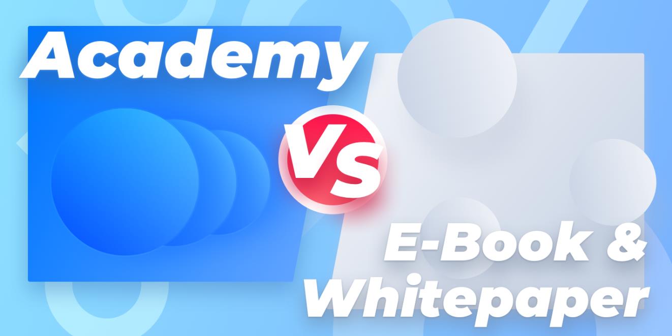 Academy vs e-book and knowledge base