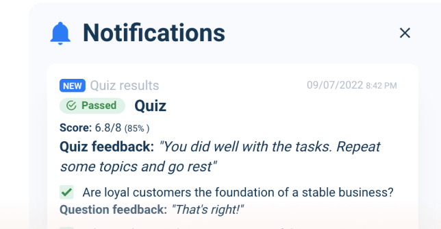 Notifications